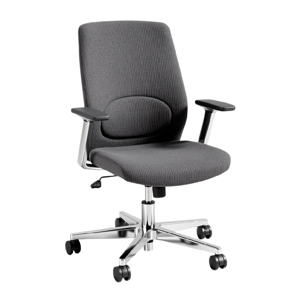 Ergonomic Office Chair with Adjustable Features and Rolling Casters